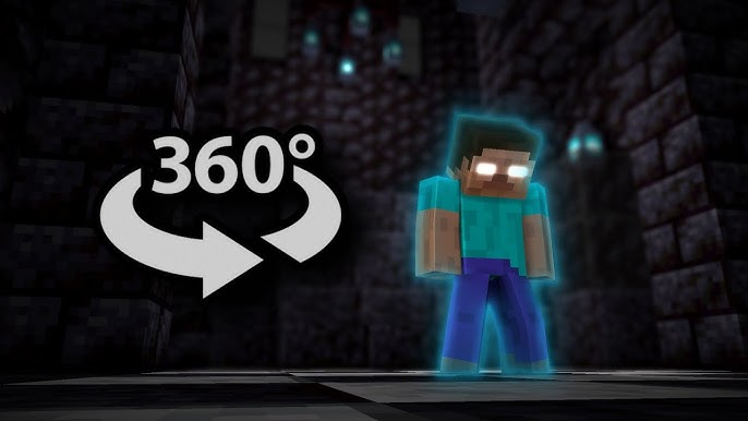 Herobrine in 360° - Minecraft [VR] 4K Horror Video 