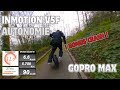 TEST | Gyroroue Inmotion V5F autonomie | GoPro MAX | Pas mal ! 😀