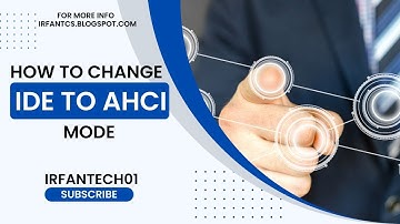 IDE to AHCI mode | How to enable AHCI Mode for windows 10 @IrfanTech01