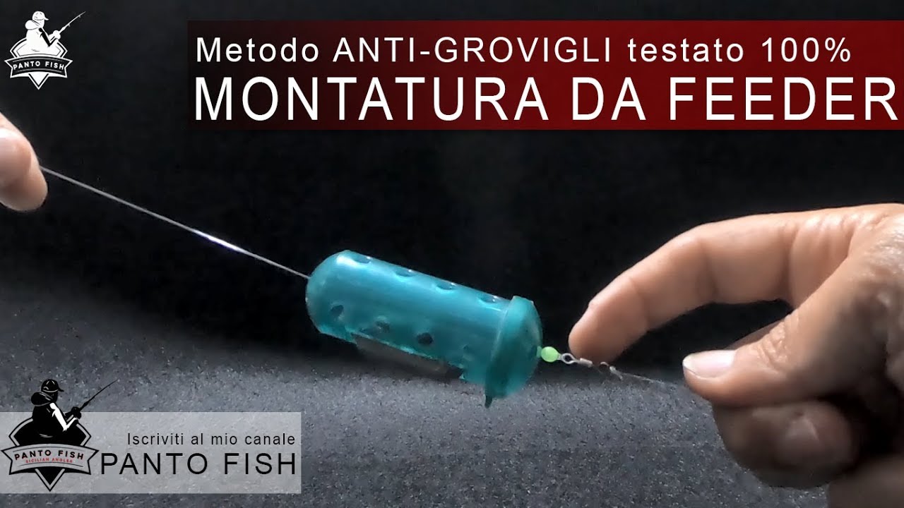 Come eseguire una montatura per la pesca a Feeder in mare - YouTube