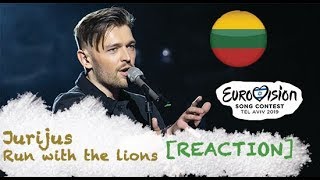 |Eurovision 2019| Lithuania [REACTION] - Jurijus / Run with the Lions -