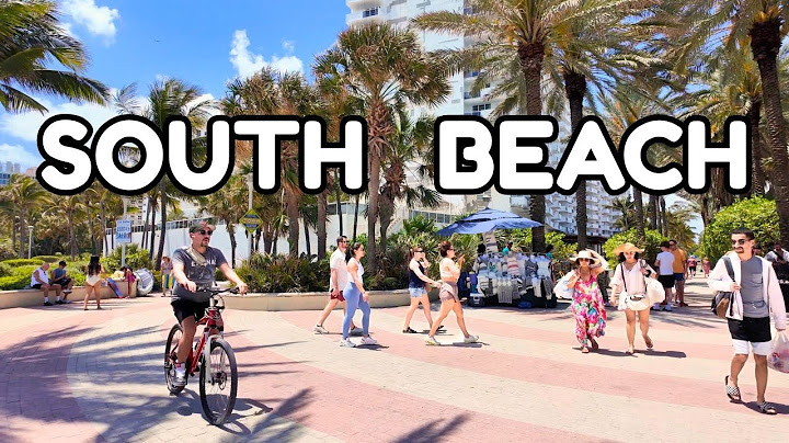 4K | MIAMI WALKING TOUR - SOUTH BEACH | 2025