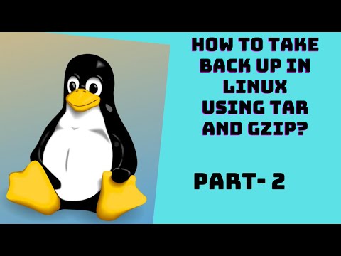 How to take back up in linux using tar and gzip ?part 2 | tar | gzip | RHEL | Linux | back up
