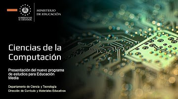 Presentación del programa de ciencias de la computación