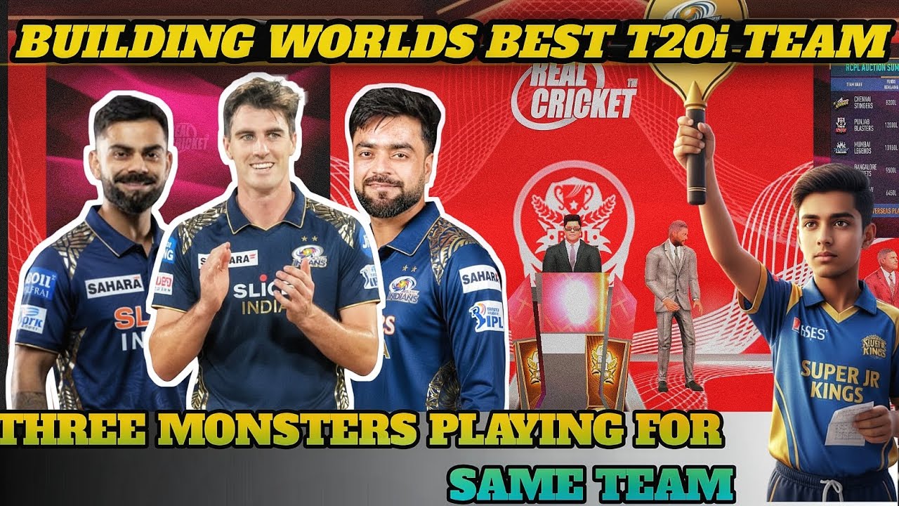 I Built the UNBEATABLE Team! 👑 (Kohli + Rashid + Cummins) | RCPL Auction 🏏🔥Part 2 #2