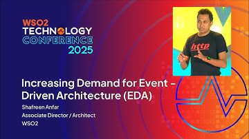 Increasing Demand for Event Driven Architecture (EDA) | WSO2 Technology Conference 2025