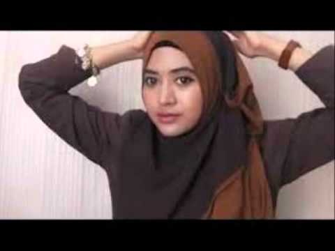 cara hijab model fatin jilbab paris simple cara ber hijab kantor ala fatin