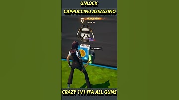 UNLOCK CAPPUCCINO ASSASSINO IN CRAZY 1V1 FFA ALL GUNS AND RIDES FORTNITE CREATIVE