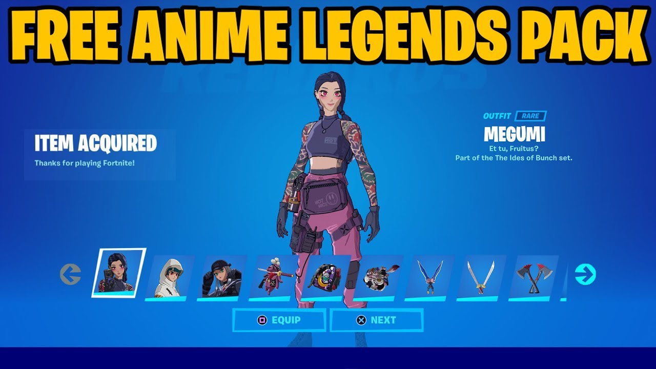 Fortnite Anime Legends Pack Whats Included