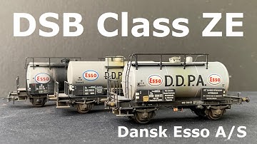DSB Class ZE Dansk Esso from Brawa, Dekas and Roco - Unboxing and Weathering