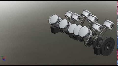 Simulation of a V-12 Engine