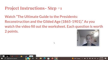 Alt US History A Unit 4 Video Assignment