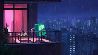 90's rainy city night  calm your mind [ chill beats to work/relax to ]