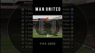Manchester United FIFA 05❤️ #fifa #manunited #ps2 #gameplay #gaming #fyp #videogames #futbol