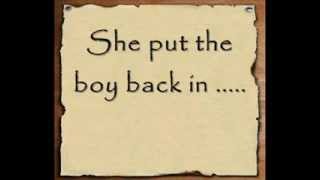 Bon Jovi - Put The Boy Back In Cowboy (lyrics)