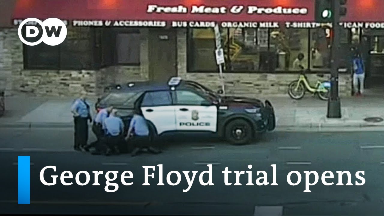 ⁣George Floyd murder trial opens for ex-policeman Derek Chauvin | DW News