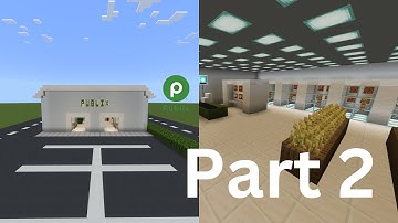 How To Build Publix in Minecraft Part 2