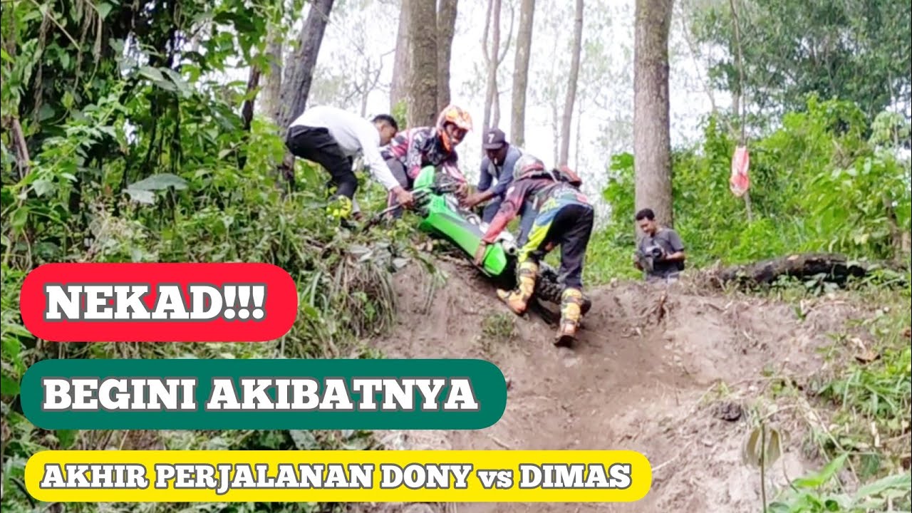 BEGINI AKIBATNYA!! DONY HARYONO VS DIMAS SAPUTRA • LERENG MERAPI TRABAS MOTTOCROSS TRAIL GRASSTRACK