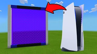 How To Make A Portal To The PS5 Dimension in Minecraft!!!
