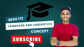 BEGG 172 LANGUAGE AND LINGUISTICS | Important questions | English language | IGNOU WALAY
