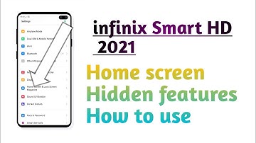 infinix Smart HD 2021 , Home screen setting Hidden features tips and tricks