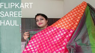 flipkart saree haul/online saree haul/party wear  saree under rs 900