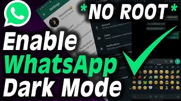 How to Enable Official DARK MODE on WhatsApp In 2020 | NO ROOT🔥