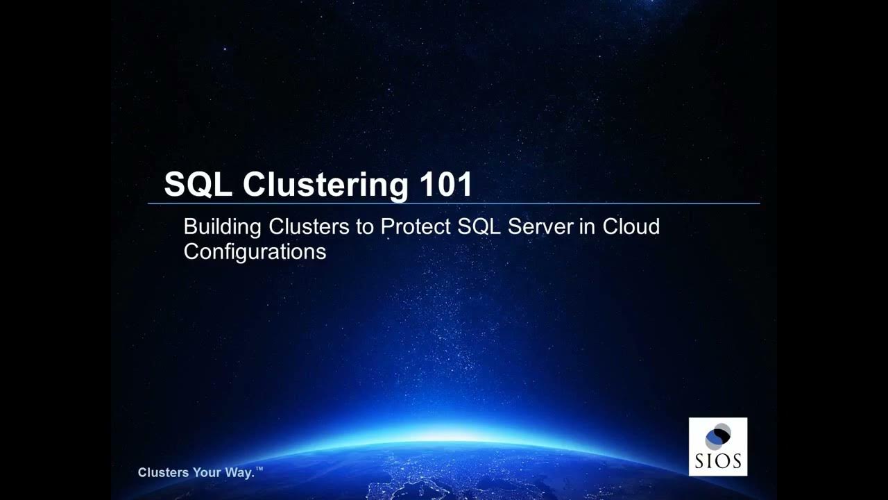 SQL Clustering 101: Building Clusters to Protect SQL Server in Cloud ...