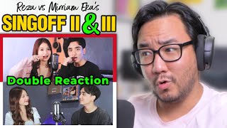 Video Editor Reacts to Reza Darmawangsa vs Mirriam Eka SING-OFF TIKTOK SONGS (PART II & III)