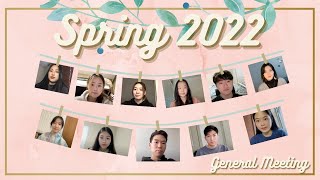 KSEA General Meeting - Spring 2022