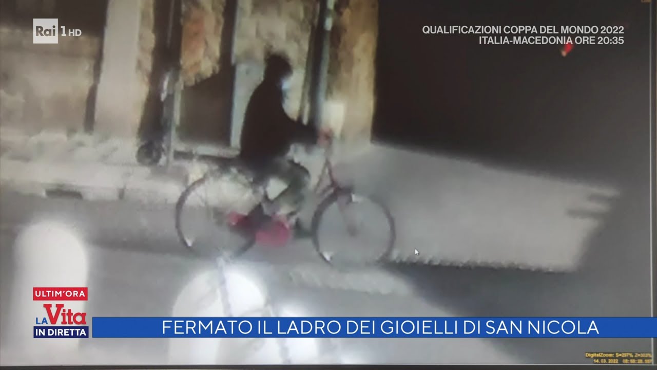 Bari, arrestato un 50enne per il furto dei gioielli di San Nicola - La vita in diretta 24/03/2022