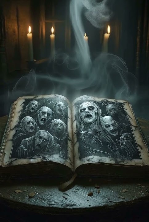 KNIHA DUCHOV I CREEPYPASTA #creepystories #aiillustration