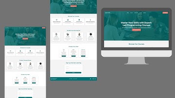 Part 2 | Build a Responsive eLearning Website Using HTML, CSS & JavaScript – Full Frontend Project