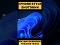 SLIDE TO SHUTDOWN HACKS 😍💻 #itcarehub #shorts #viral #tech #tricks
