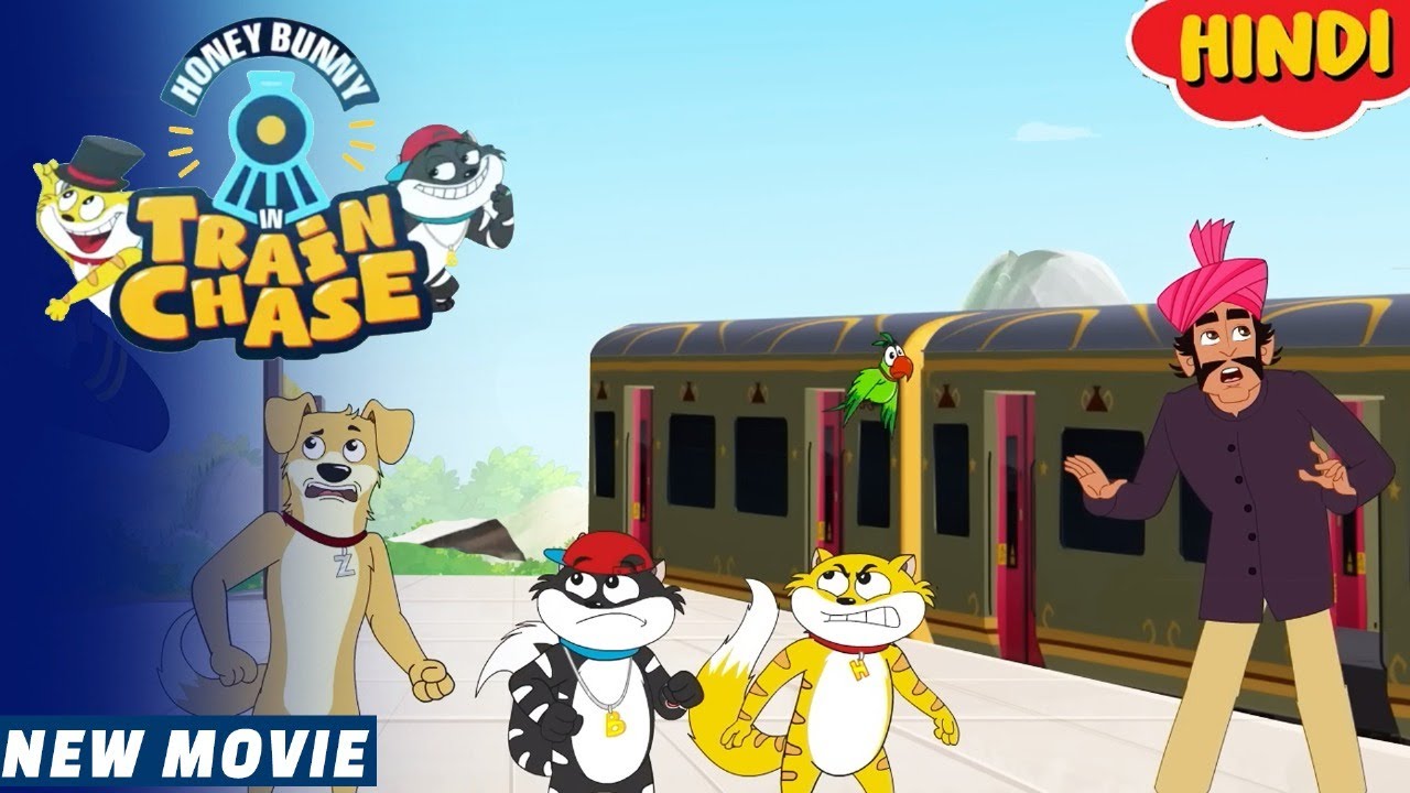 Weekend Special | Honey Bunny In Train Chase | Movie In Hindi | Cartoon For Kids |YO Kids