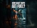 How Cargo Ships Fill Thousands of Tons of Fuel #shorts #ship