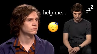 Evan Peters is bored and wants to go home
