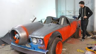 I level the surface of the body, preparing for painting. Coupe - convertible from VAZ 2106