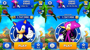 Sonic Dash SONIC VS ESPIO Android iPad iOS Gameplay