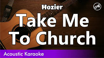 Hozier - Take Me To Church (karaoke acoustic)