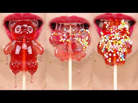 12 MINUTE ASMR EMOJI MUKBANG CHALLENGE SATISFYING & RELAXING