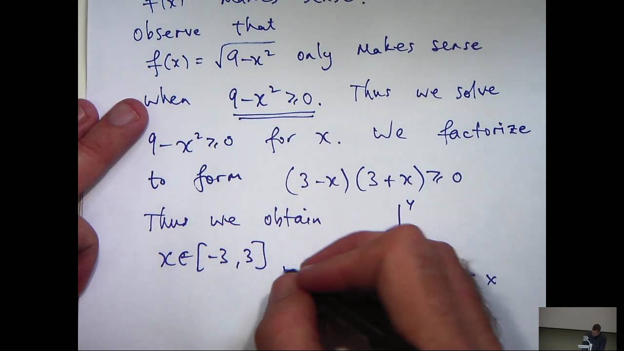 What is Domain and Range of a Function? + Example