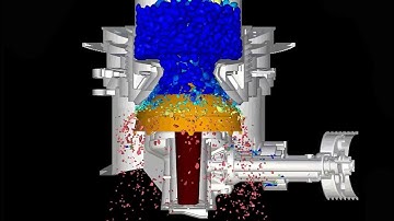 Crusher Simulation - Rocky DEM