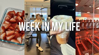 week in my life: cleaning, fitness goals, new fav coffee, cooking, etc.