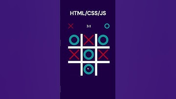 Tic Tac Toe/Крестики нолики HTML/CSS/JS