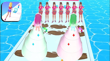 👰 Makeover Run 💄👗 17-18 Levels Gameplay Android,ios
