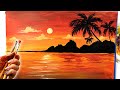 COMO PINTAR UN ATARDECER SUPER FACIL PAISAJE DE PLAYA EN UN ATARDECER COMO PINTAR UN ATARDECER SUPER FACIL PAISAJE DE PLAYA EN UN ATARDECER