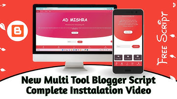 New Multi Tool Blogger Script  ||  how to create tools website in blogger