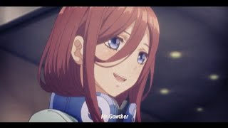 Video thumbnail of ""Con Flores, te llevaste mi tristeza con colores" | AMV Miku Nakano x Futaro | Letra"