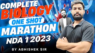 Biology Marathon For NDA 1 2023 | Biology NDA In One Class | Don't Miss - Learn With Sumit Sir
